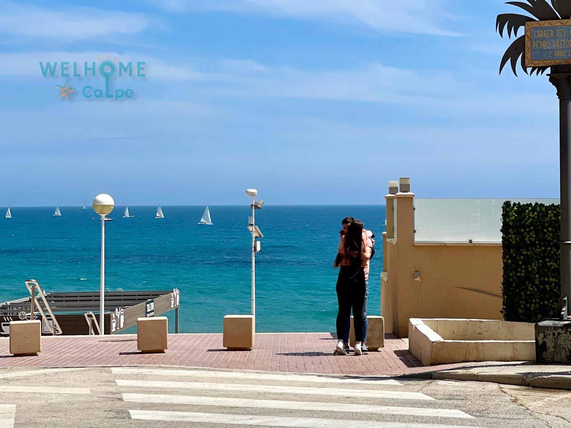 Calalga Сasa Frente A La Playa Con Piscina Privada Calpe Exterior foto