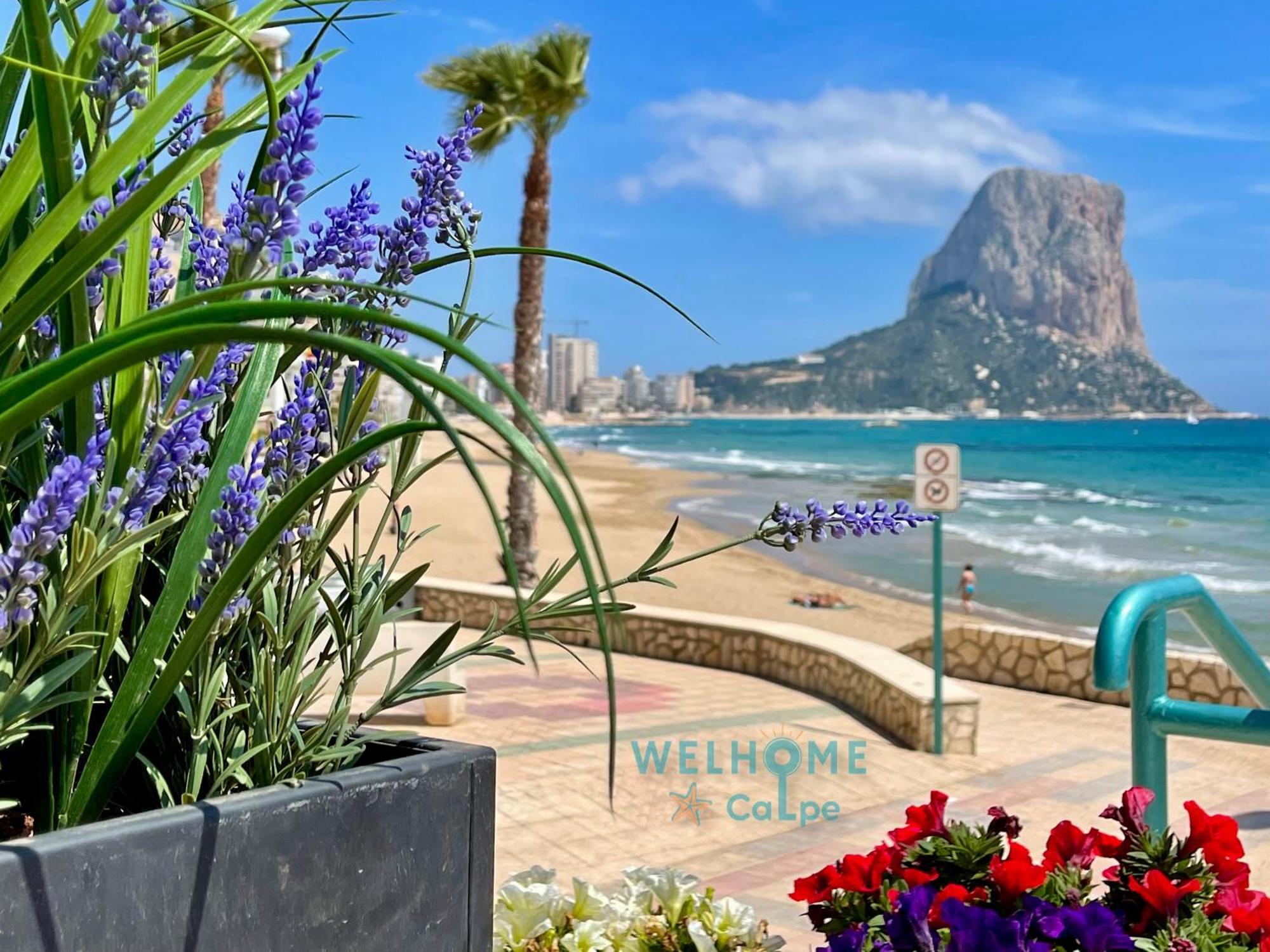 Calalga Сasa Frente A La Playa Con Piscina Privada Calpe Exterior foto
