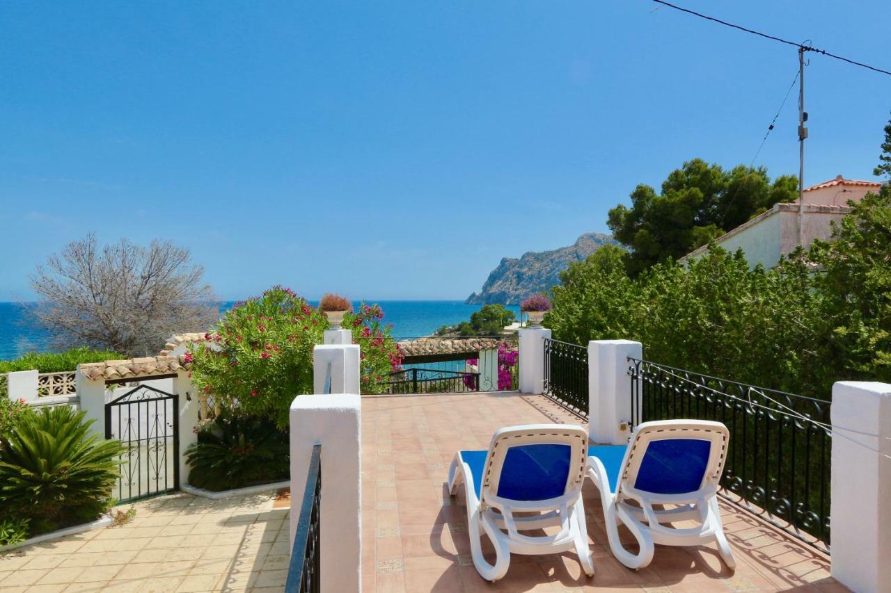 Calalga Сasa Frente A La Playa Con Piscina Privada Calpe Exterior foto